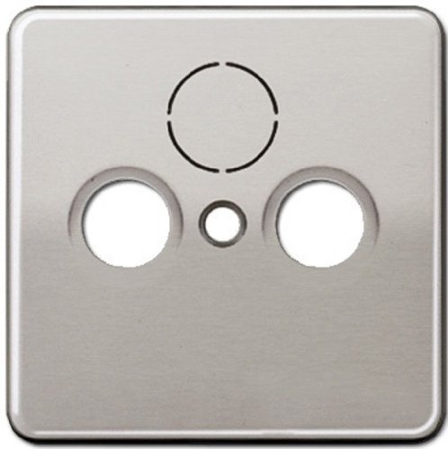 Лицевая панель Jung CD500 для розетки TV+R/TV+R+SAT платина картинка
